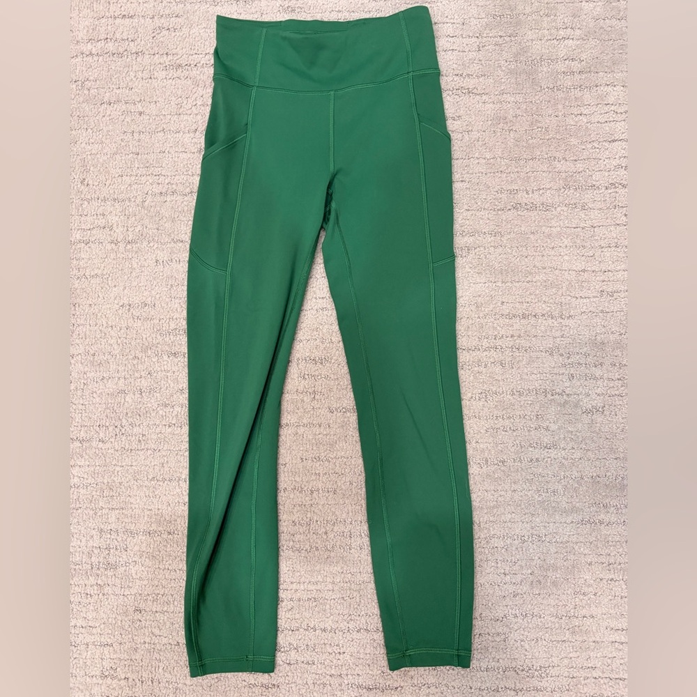 Green High-Waisted Leggings